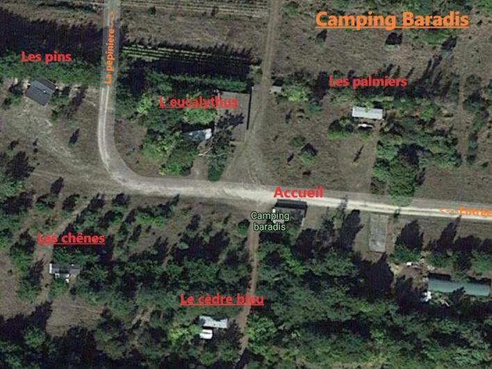 Camping Baradis Commensacq Exteriör bild